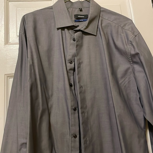 Dark Grey European Dress Shirt - Picture 3 of 6